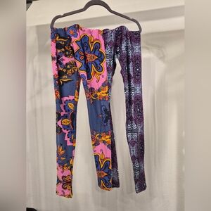 Colorful Liquido Leggings- 2 Pairs